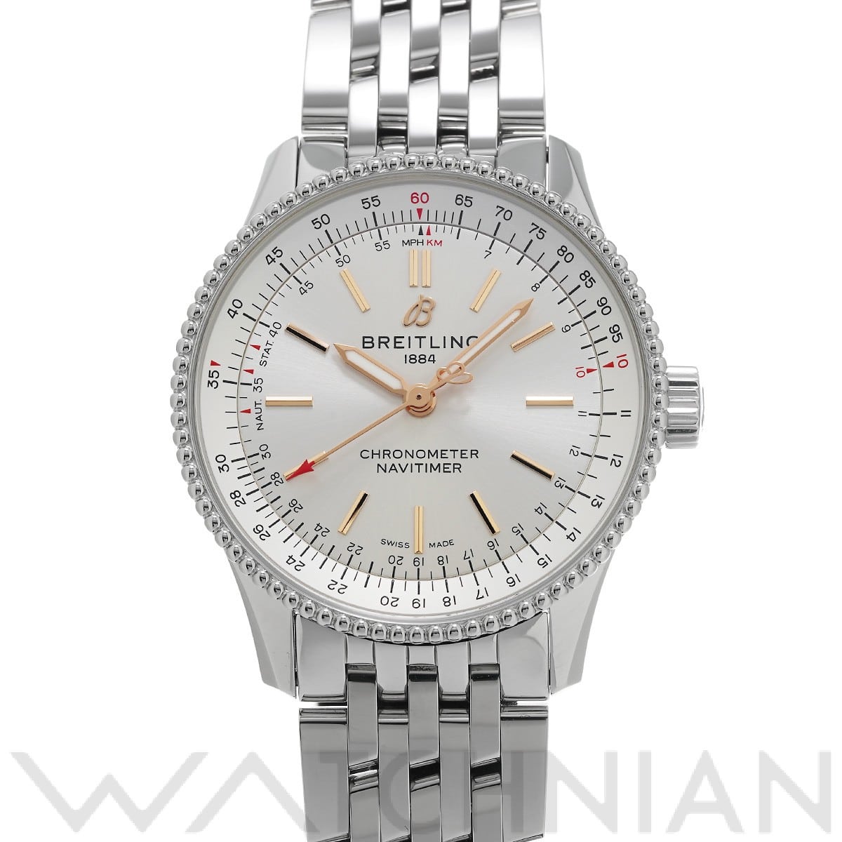 ブライトリング / BREITLING ナビタイマー オートマチック 35 A17395F41G1A1 クリーム ユニセックス 時計 【中古】【wristwatch】