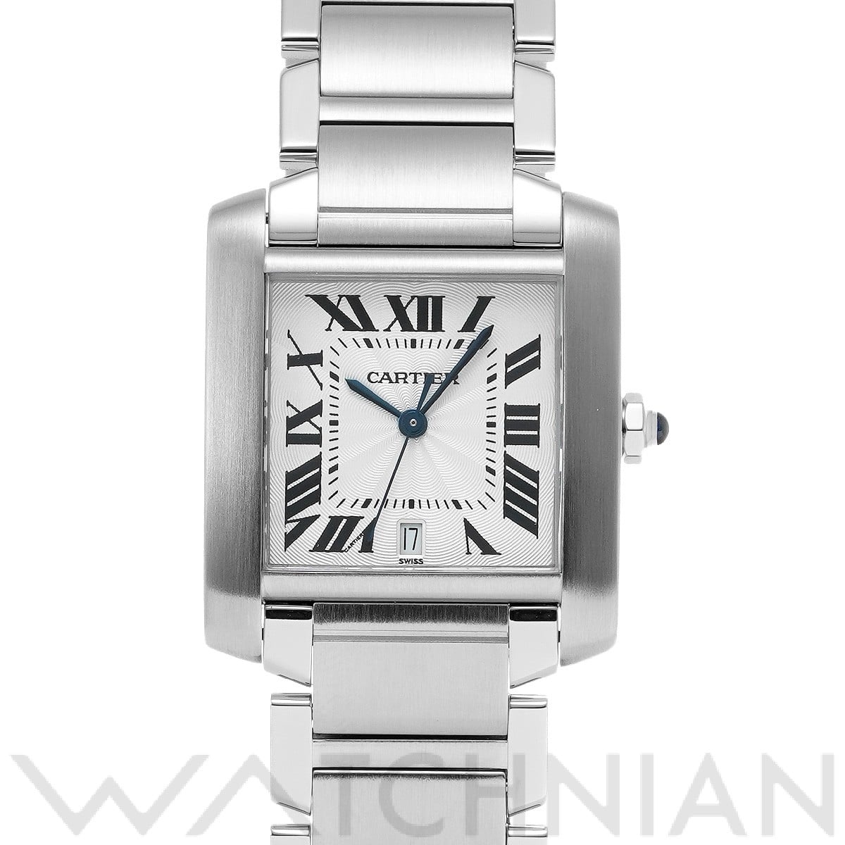カルティエ / CARTIER タンク フランセーズ LM W51002Q3 シルバー メンズ 時計 【中古】【wristwatch】
