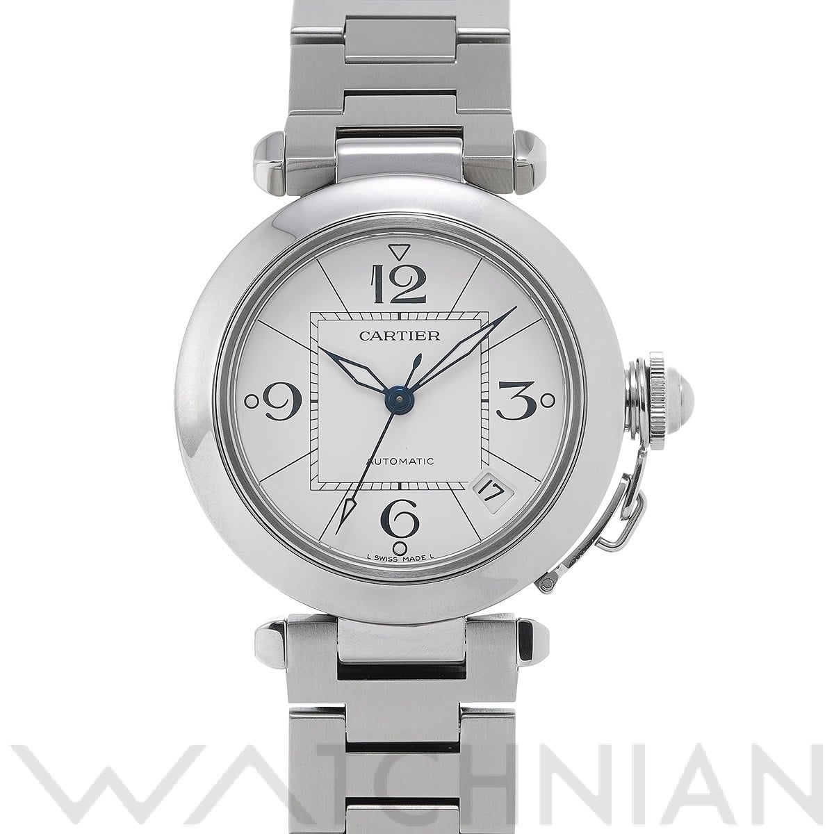 カルティエ / CARTIER パシャC W31074M7 ホワイト ユニセックス 時計 【中古】【wristwatch】