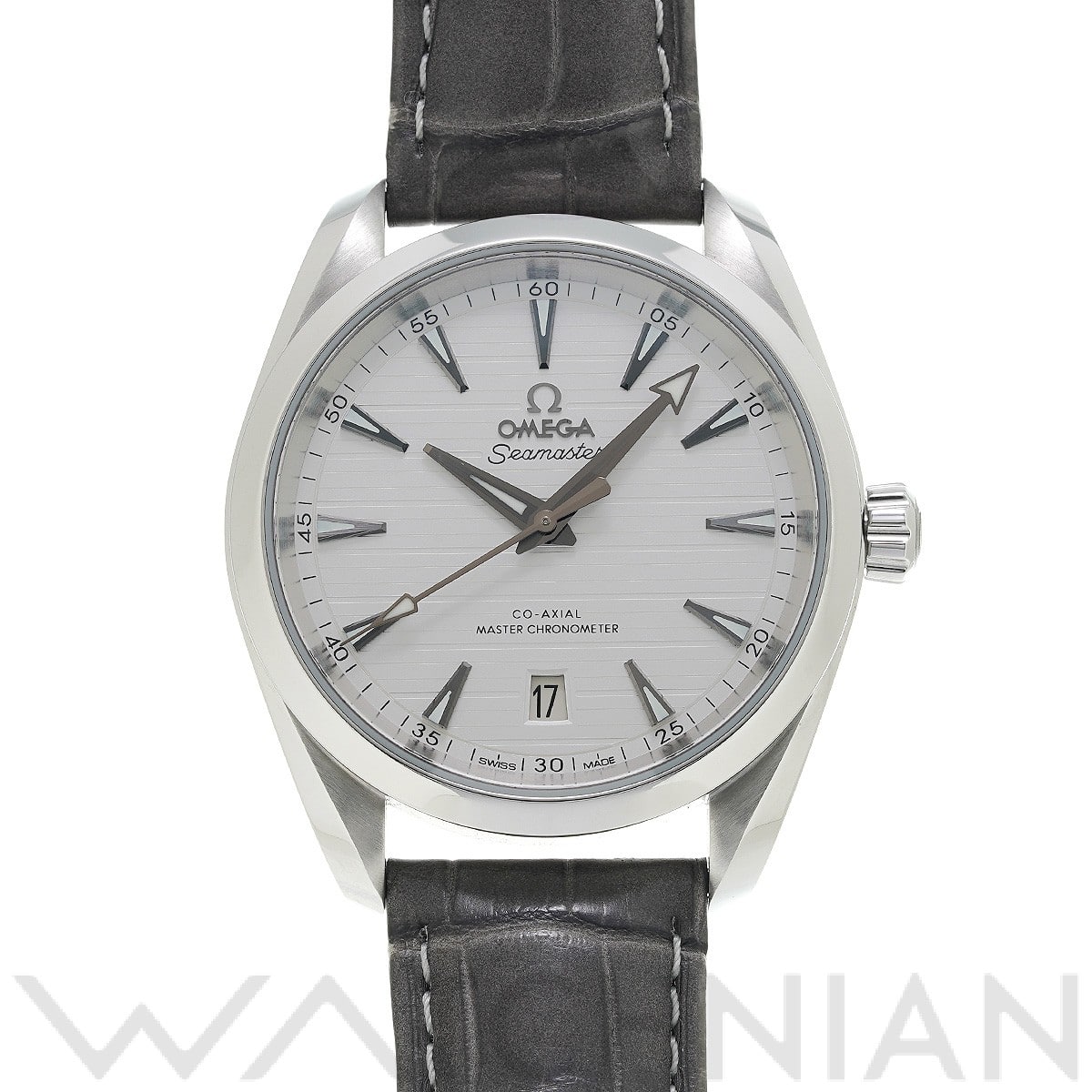 シーマスター アクアテラ コーアクシャル マスタークロノメーター 220.13.38.20.02.001 シルバー オメガ OMEGA メンズ 【中古】