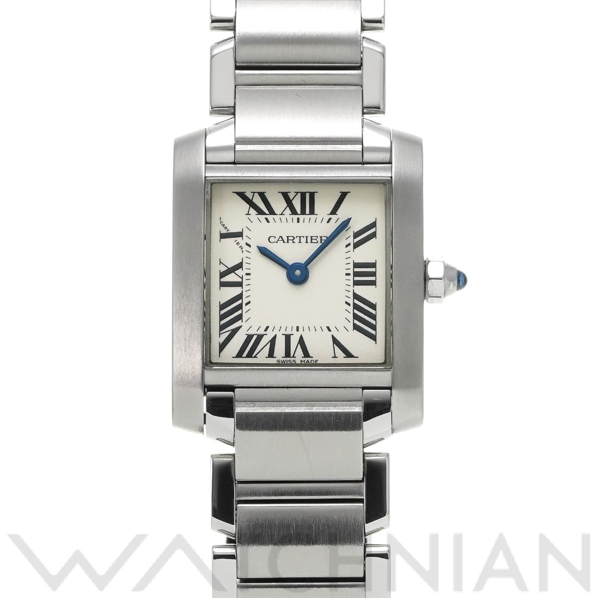 カルティエ / CARTIER タンク フランセーズ SM W51008Q3 シルバー レディース 時計 【中古】【wristwatch】