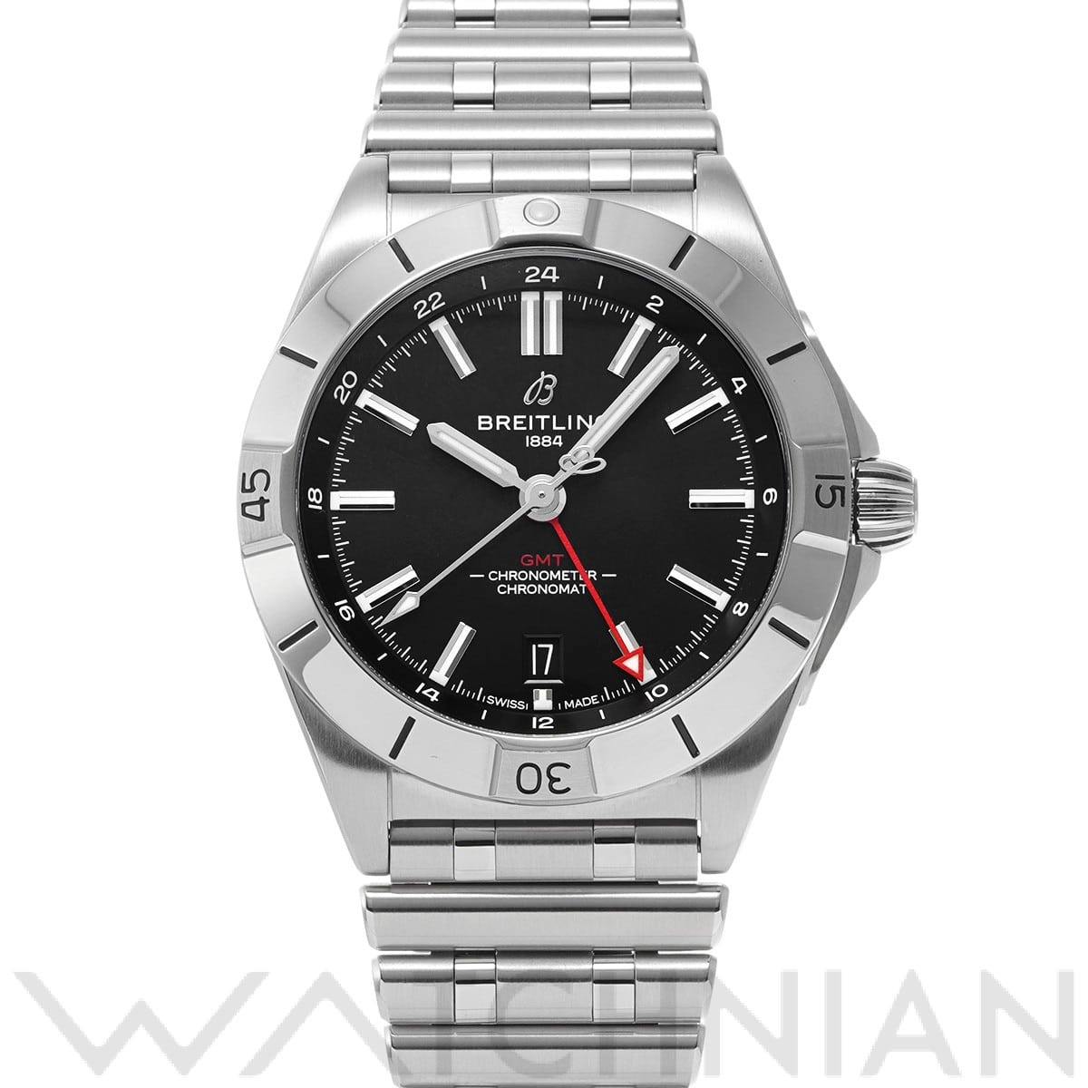 ブライトリング / BREITLING クロノマット オートマチック GMT 40 A32398101B1A1 ブラック メンズ 時計 【中古】【wristwatch】