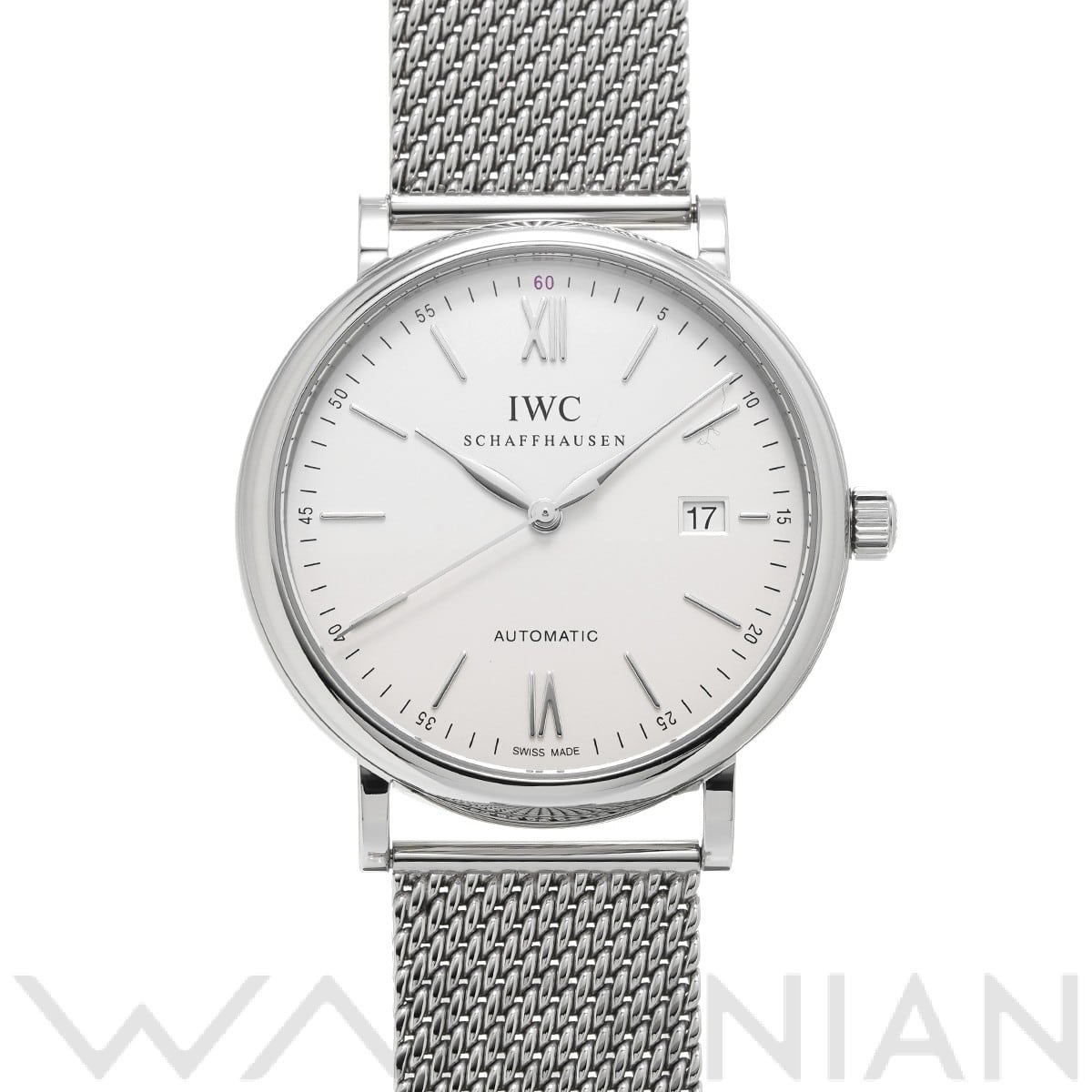 ポートフィノ オートマティック IW356507 シルバー インターナショナルウォッチカンパニー IWC メンズ 【中古】