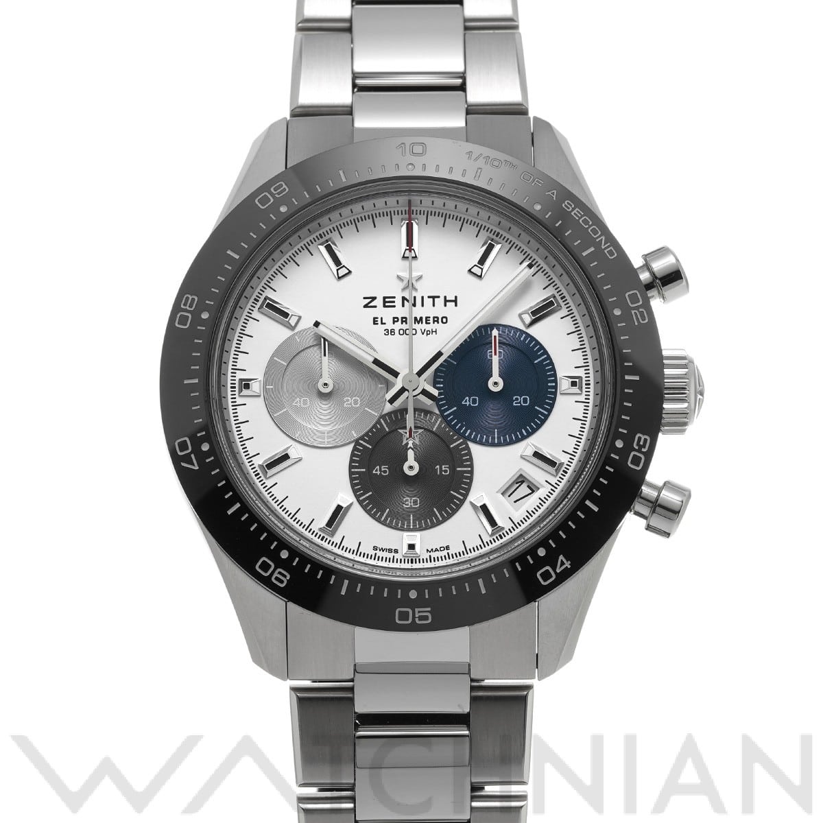 ゼニス / ZENITH クロノマスター スポーツ エル・プリメロ 03.3100.3600/69.M3100 ホワイト メンズ 時計 【中古】【wristwatch】