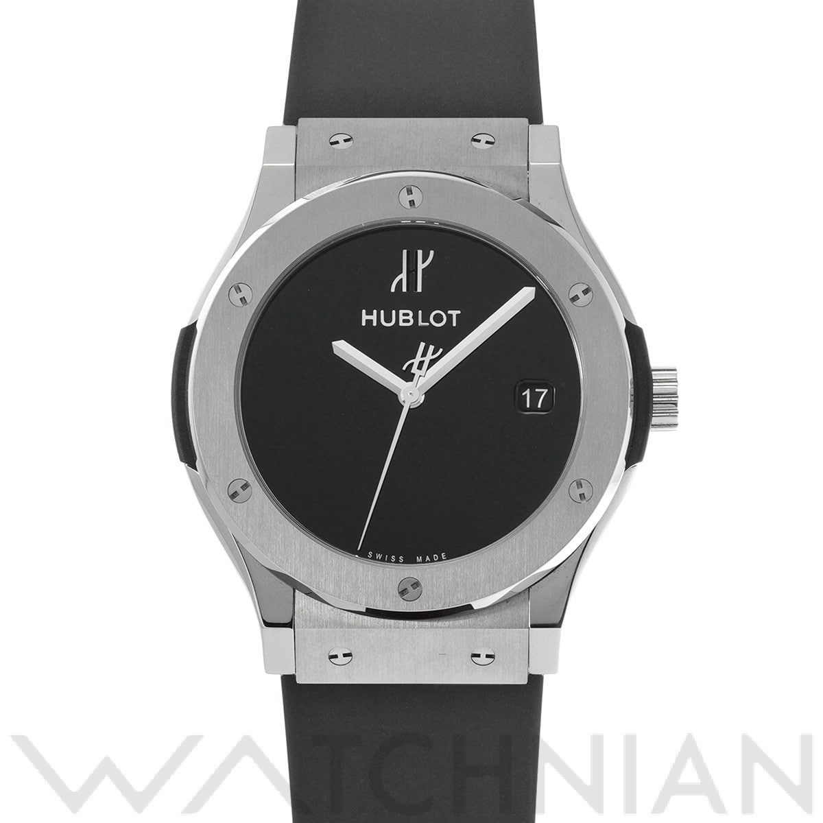 ウブロ クラシックフュージョン チタニウム 40th 511.NX.1270.RX.MDM40 ブラックラッカー メンズ 時計 【中古】【wristwatch】