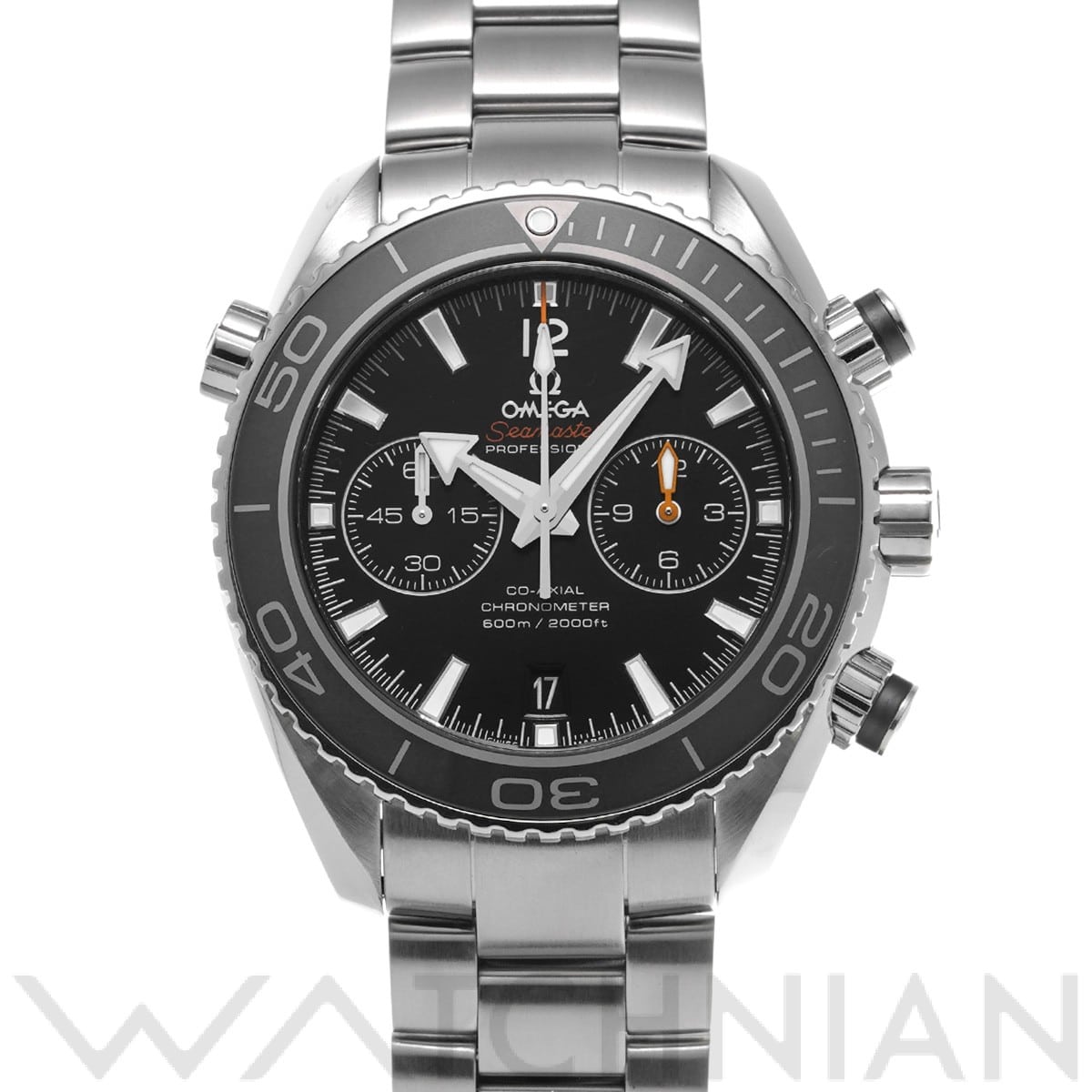 オメガ / OMEGA シーマスター プラネットオーシャン 600 コーアクシャル クロノグラフ 232.30.46.51.01.001 ブラック メンズ 時計 【中古】【wristwatch】