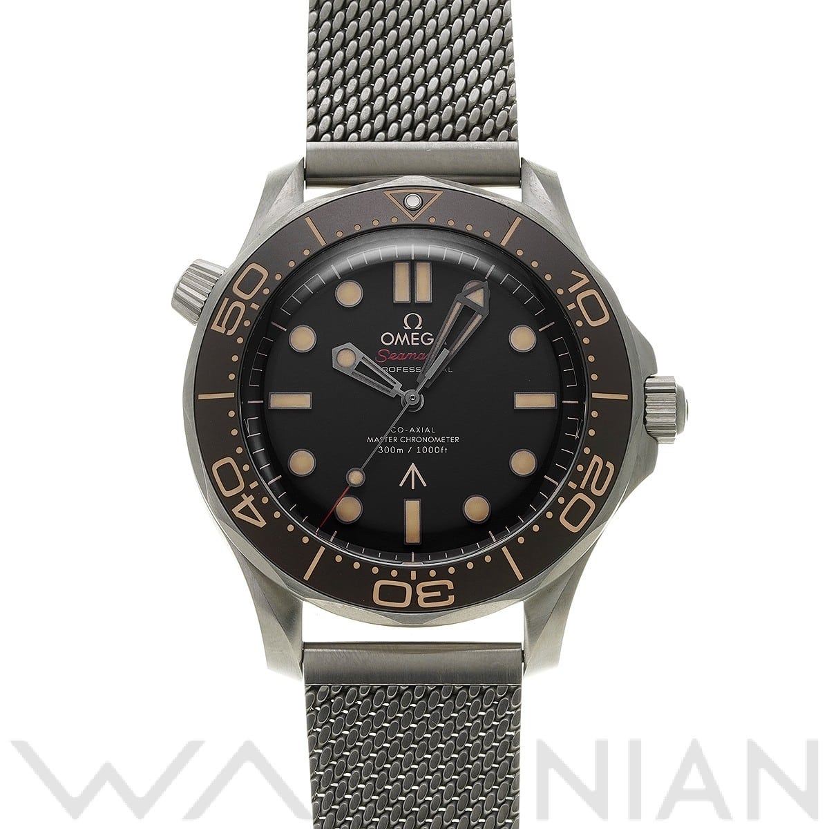 オメガ / OMEGA シーマスター ダイバー300 コーアクシャル マスタークロノメーター 007 210.90.42.20.01.001 ブラウン メンズ 時計 【中古】【wristwatch】