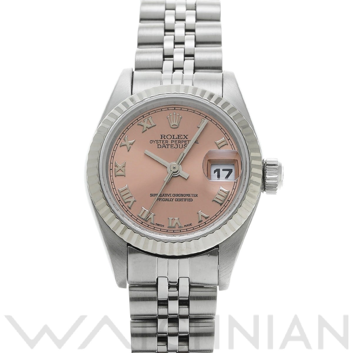 ロレックス デイトジャスト 69174 ピンク レディース 時計 【中古】【wristwatch】