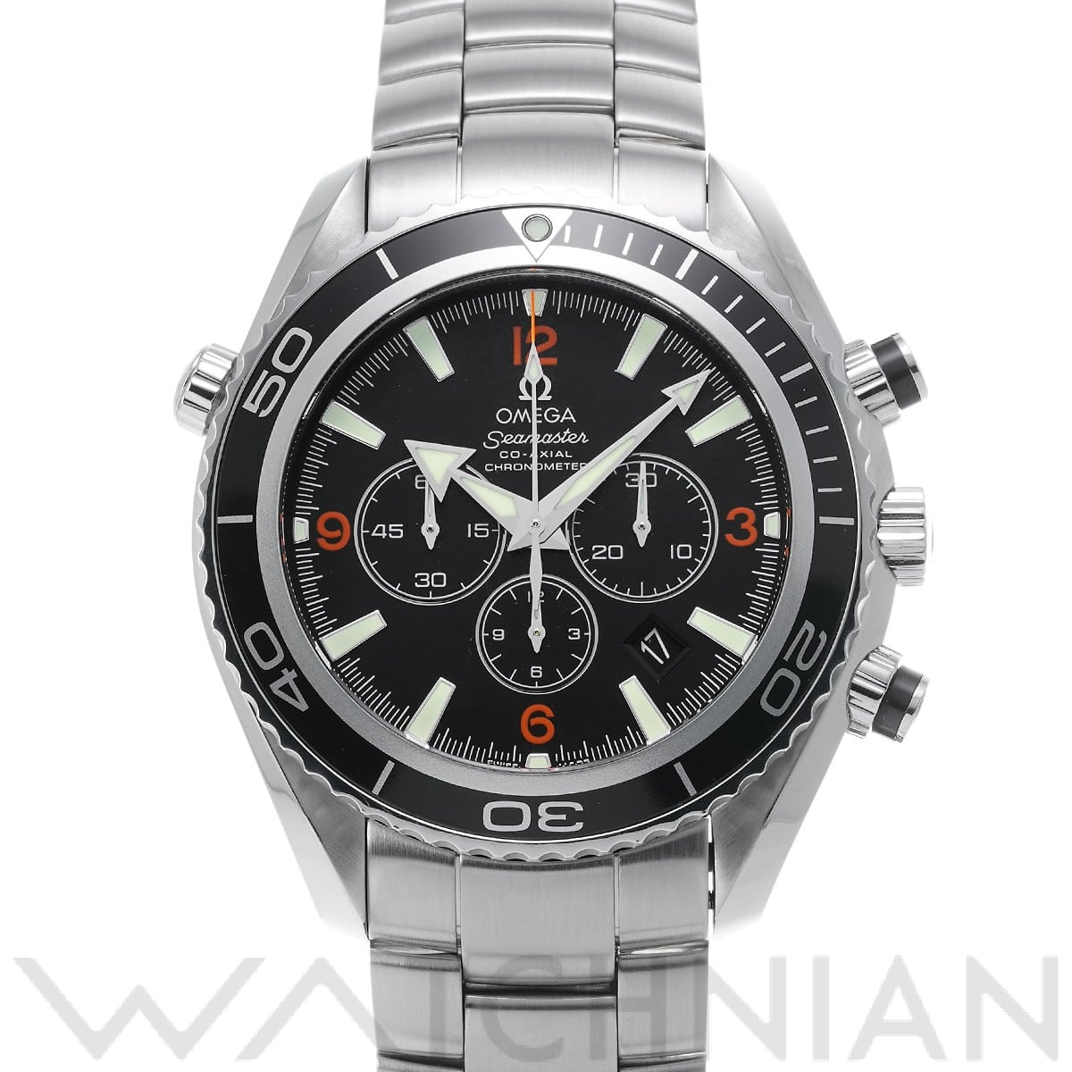 オメガ / OMEGA シーマスター プラネットオーシャン 600 コーアクシャル クロノグラフ 2210.51 ブラック メンズ 時計 【中古】【wristwatch】