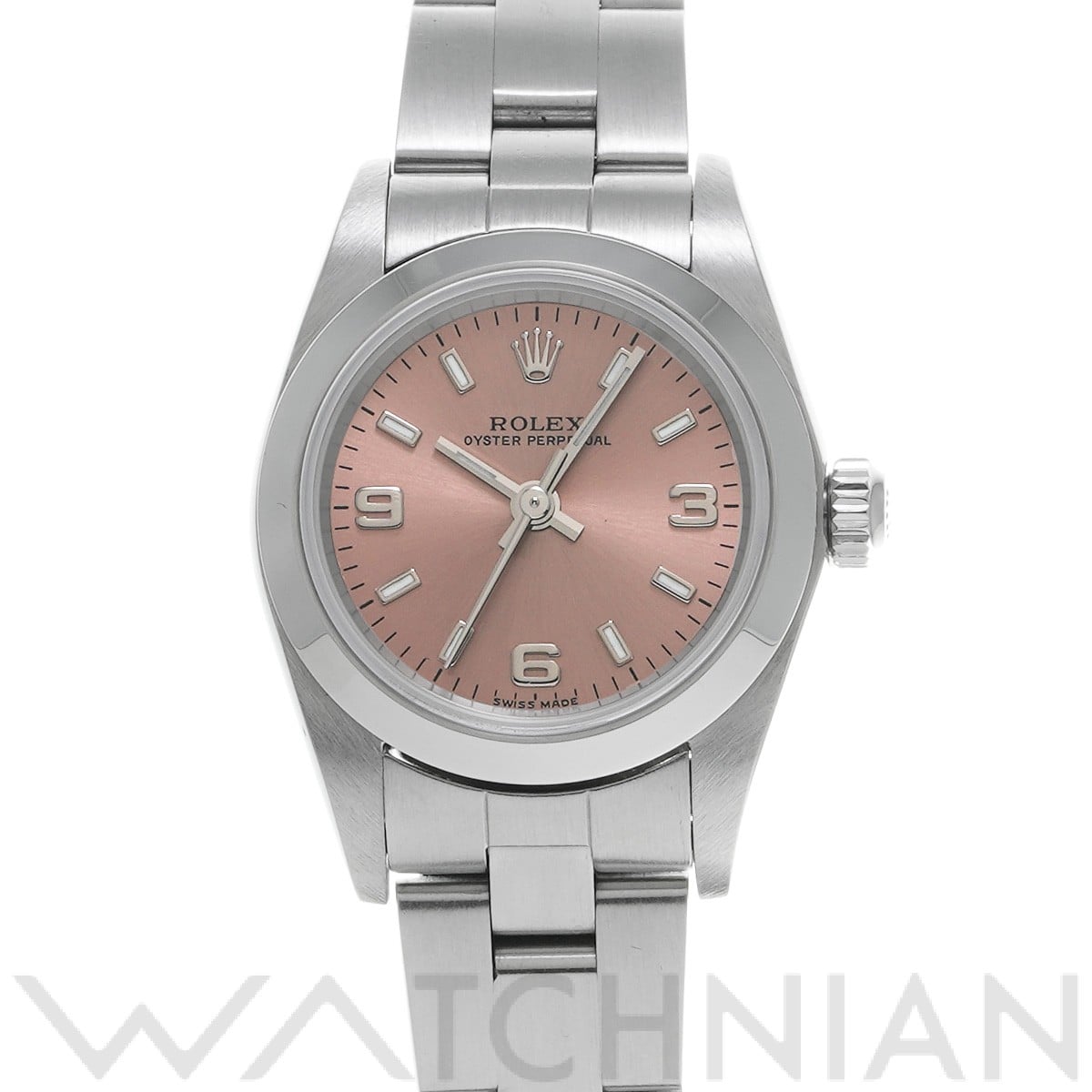 ロレックス / ROLEX オイスターパーペチュアル 76080 ピンク レディース 時計 【中古】【wristwatch】