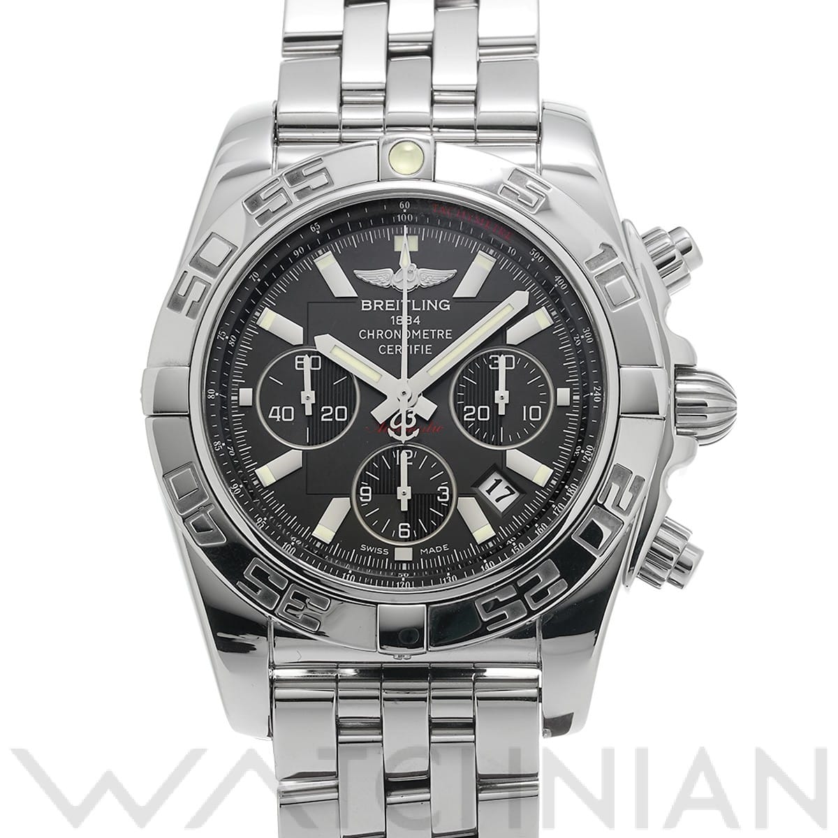 ブライトリング / BREITLING クロノマット 44 AB011012/M524 ブラック メンズ 時計 【中古】【wristwatch】