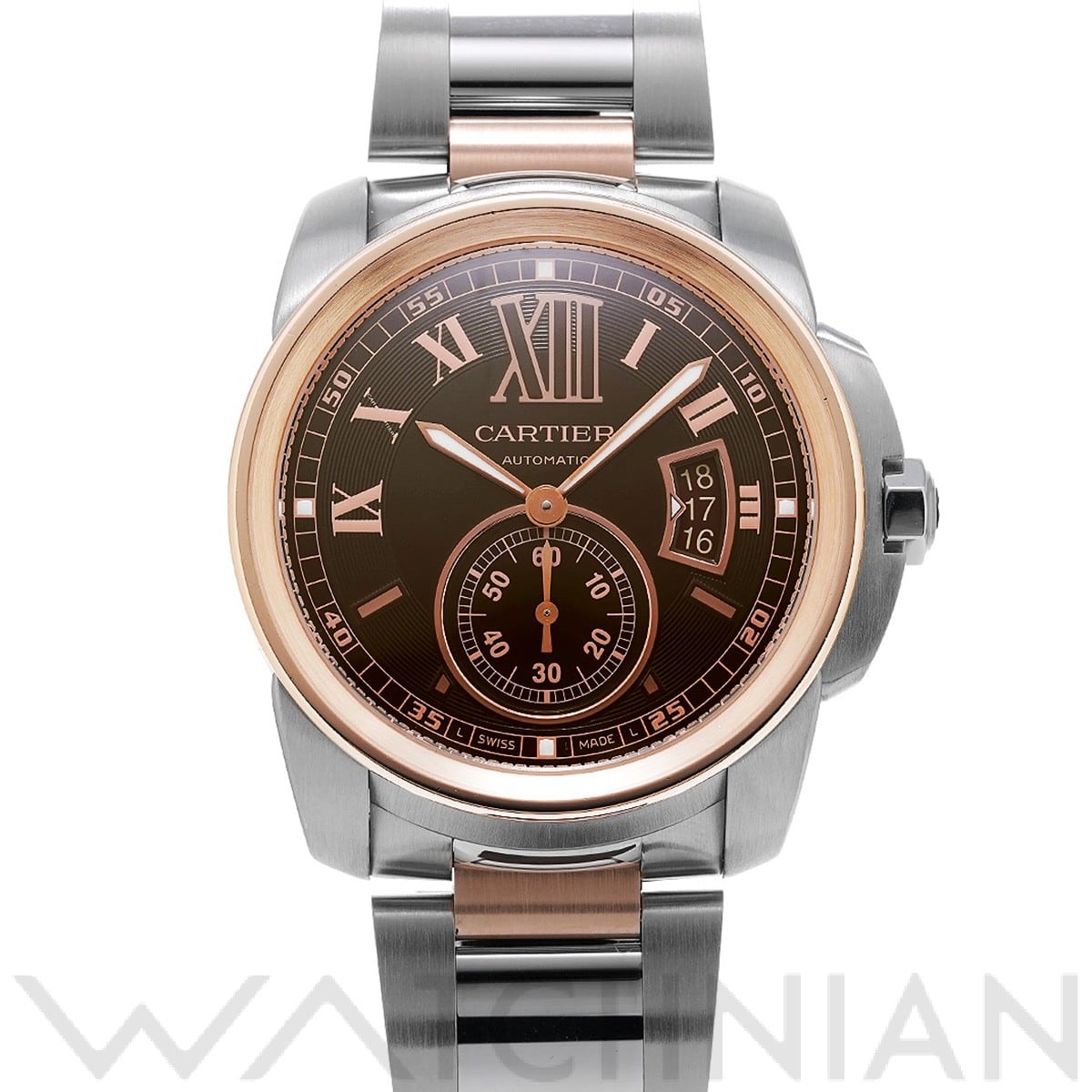 カルティエ / CARTIER カリブル ドゥ カルティエ W7100050 ブラウン メンズ 時計 【中古】【wristwatch】