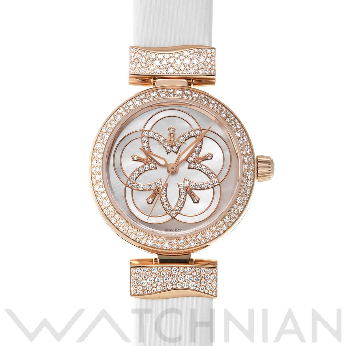 オメガ / OMEGA デ・ヴィル レディマティック コーアクシャル 425.67.34.20.55.006 ホワイトシェル/ダイヤモンド レディース 時計 【中古】【wristwatch】