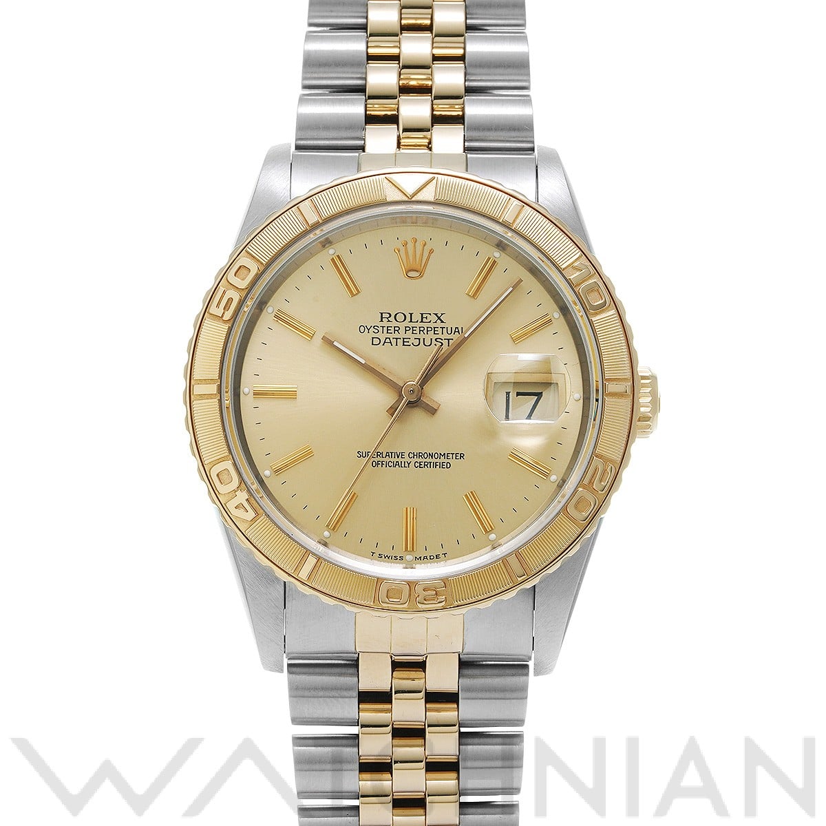 ロレックス デイトジャスト サンダーバード 16263 シャンパン メンズ 時計 【中古】【wristwatch】