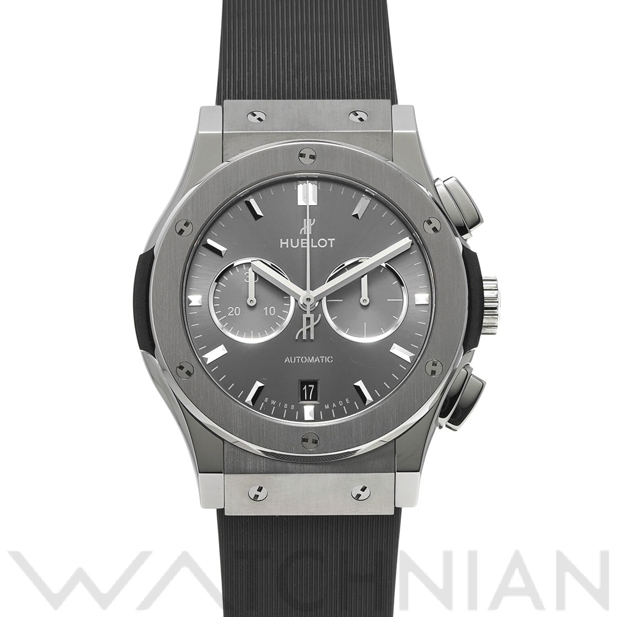 ウブロ / HUBLOT クラシックフュージョン チタニウム クロノグラフ レーシンググレー 541.NX.7070.LR グレー メンズ 時計 【中古】【wristwatch】