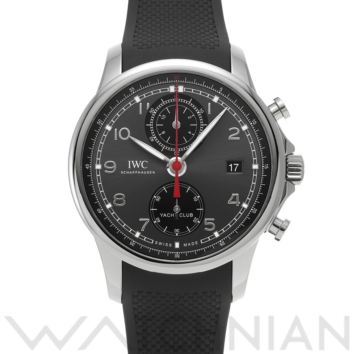 IWC ポルトギーゼ ヨットクラブ クロノグラフ IW390503 スレートグレー/ブラック メンズ 時計 【中古】【wristwatch】