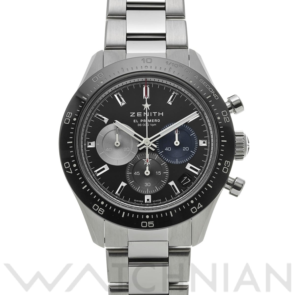 ゼニス / ZENITH クロノマスター エル・プリメロ スポーツ 03.3100.3600/21.M3100 ブラックラッカー メンズ 時計 【中古】【wristwatch】