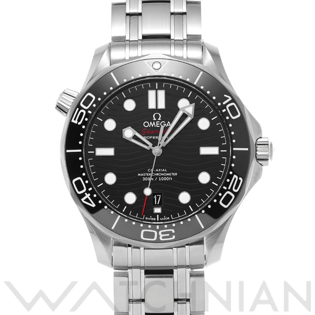 オメガ / OMEGA シーマスター ダイバー300 コーアクシャル マスタークロノメーター 210.30.42.20.01.001 ブラック メンズ 時計 【中古】【wristwatch】