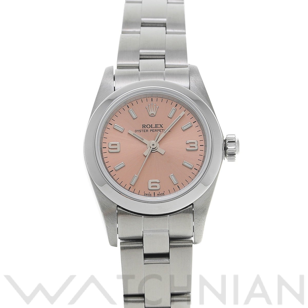 ロレックス / ROLEX オイスターパーペチュアル 76080 ピンク レディース 時計 【中古】【wristwatch】