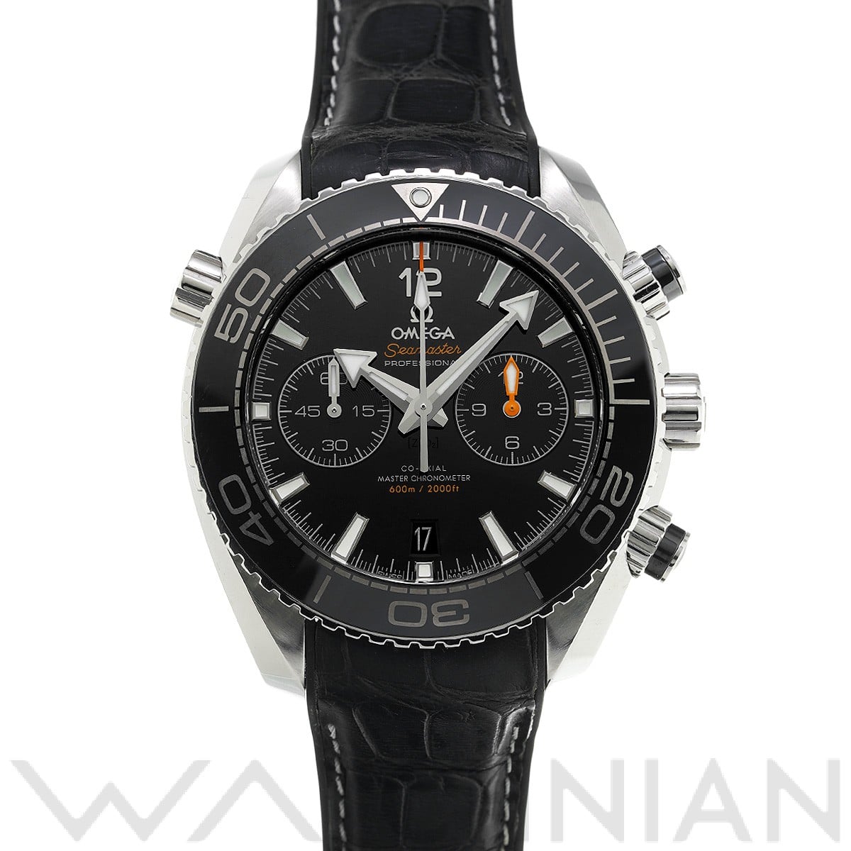 オメガ / OMEGA シーマスター プラネットオーシャン 600 コーアクシャル マスタークロノメーター クロノグラフ 215.33.46.51.01.001 ブラック メンズ 時計 【中古】【wristwatch】