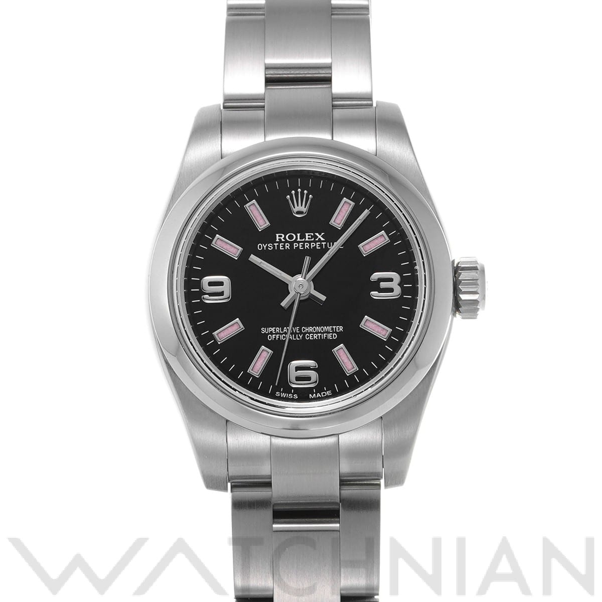 ロレックス / ROLEX オイスターパーペチュアル 26 176200 ブラック レディース 時計 【中古】【wristwatch】