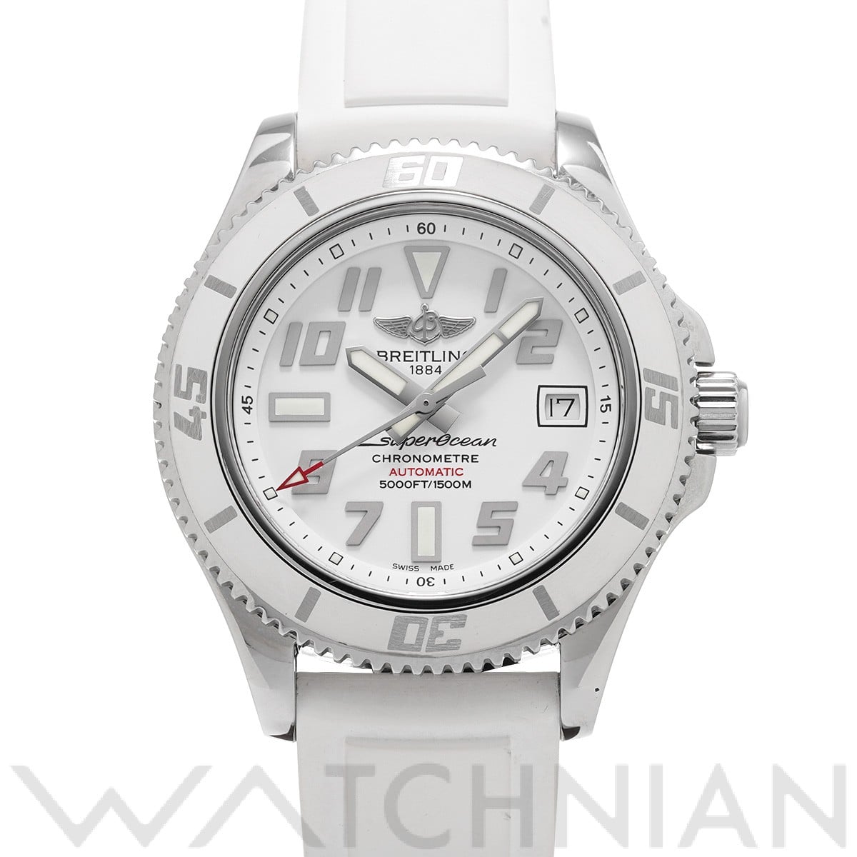 スーパーオーシャン 42 A17364A9/A763 ホワイト ブライトリング BREITLING メンズ 【中古】