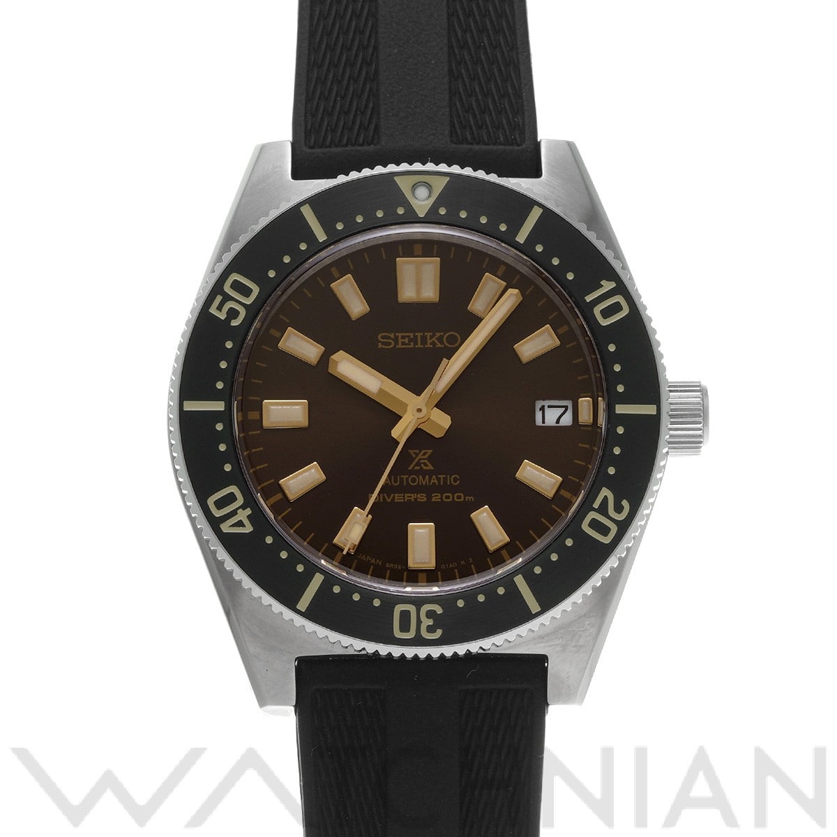 プロスペックス ダイバースキューバ メカニカル SBDC105 ブラウン セイコー SEIKO メンズ 【中古】