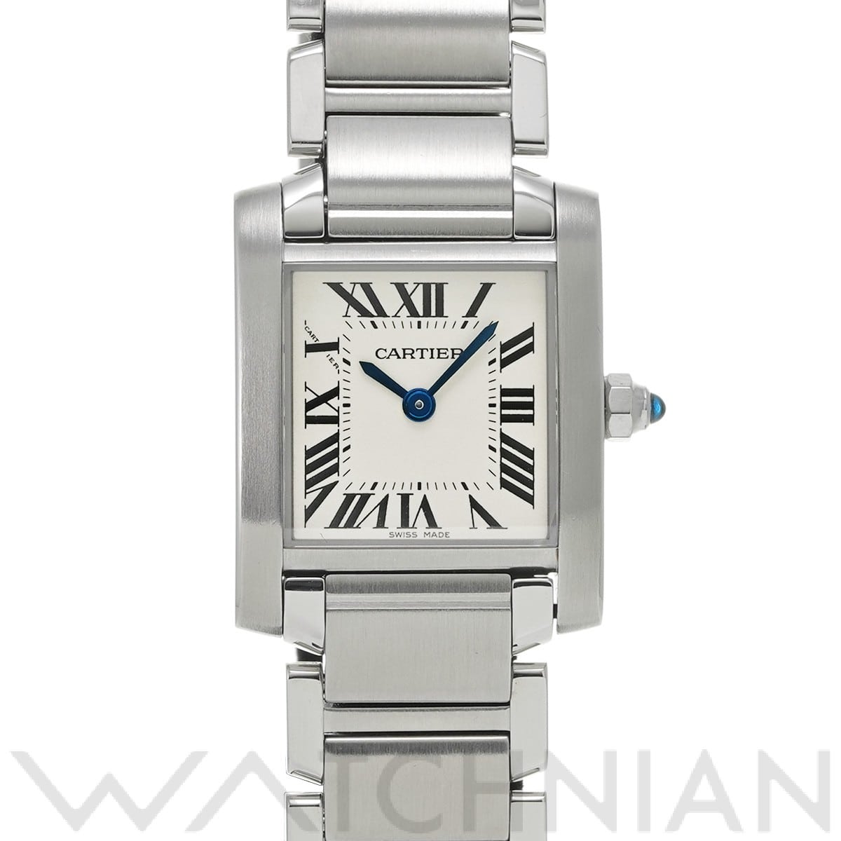 カルティエ / CARTIER タンク フランセーズ SM W51008Q3 シルバー レディース 時計 【中古】【wristwatch】