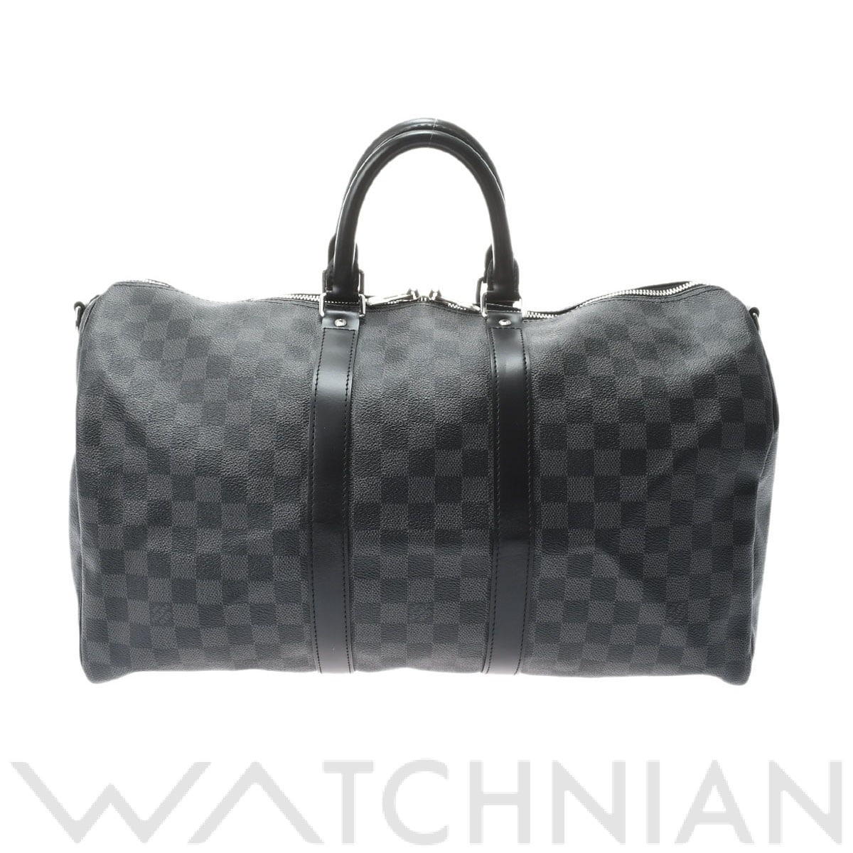 極上美品✨ルイヴィトン N41418 キーポル・バンドリエール 45 ダミエ ダミエグラフィット キーポルバンドリエール45 ブラック N41418