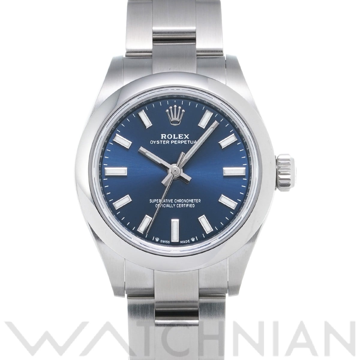 ロレックス オイスターパーペチュアル 28 276200 ブライトブルー レディース 時計 【中古】【wristwatch】