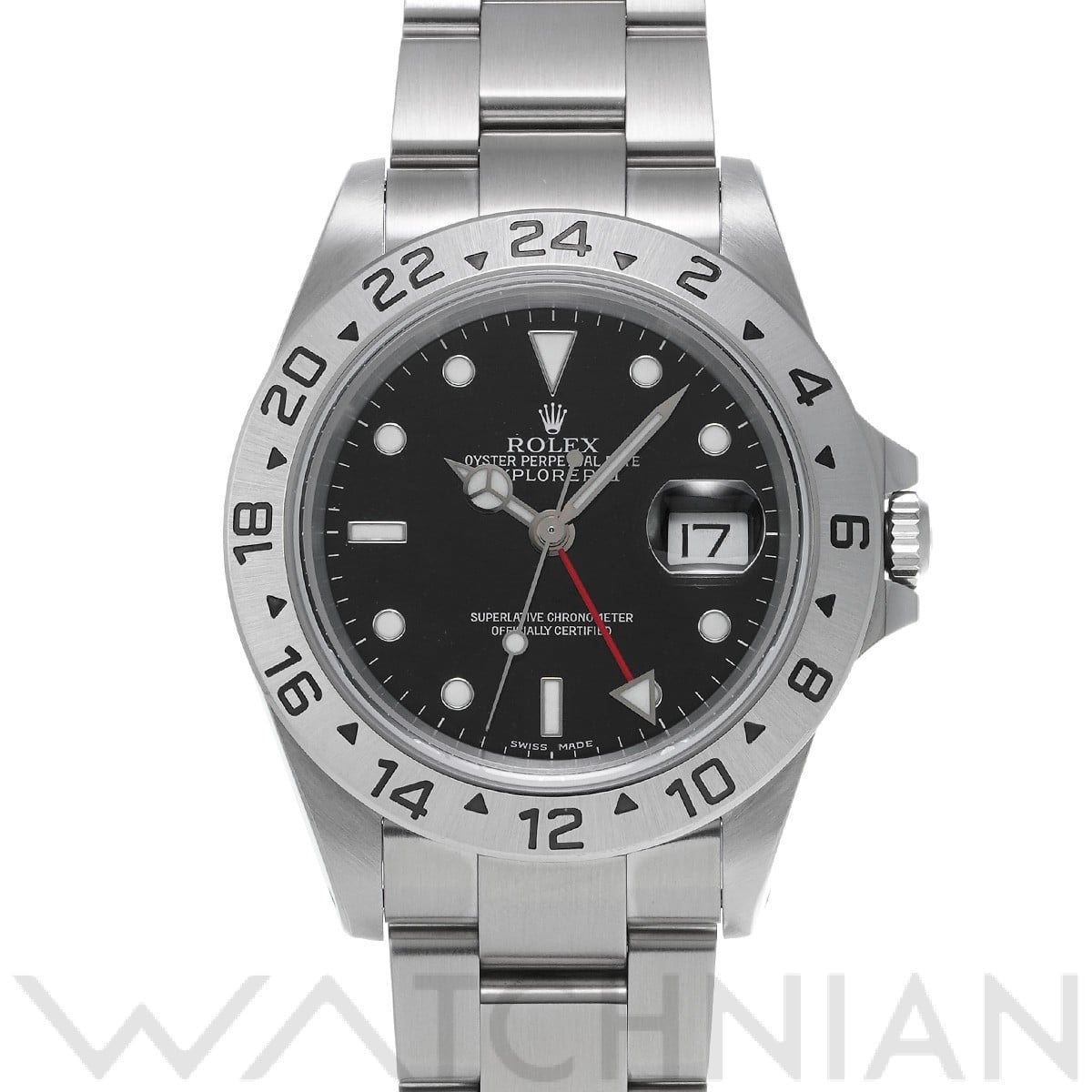 ロレックス エクスプローラーII 16570 ブラック メンズ 時計 【中古】【wristwatch】