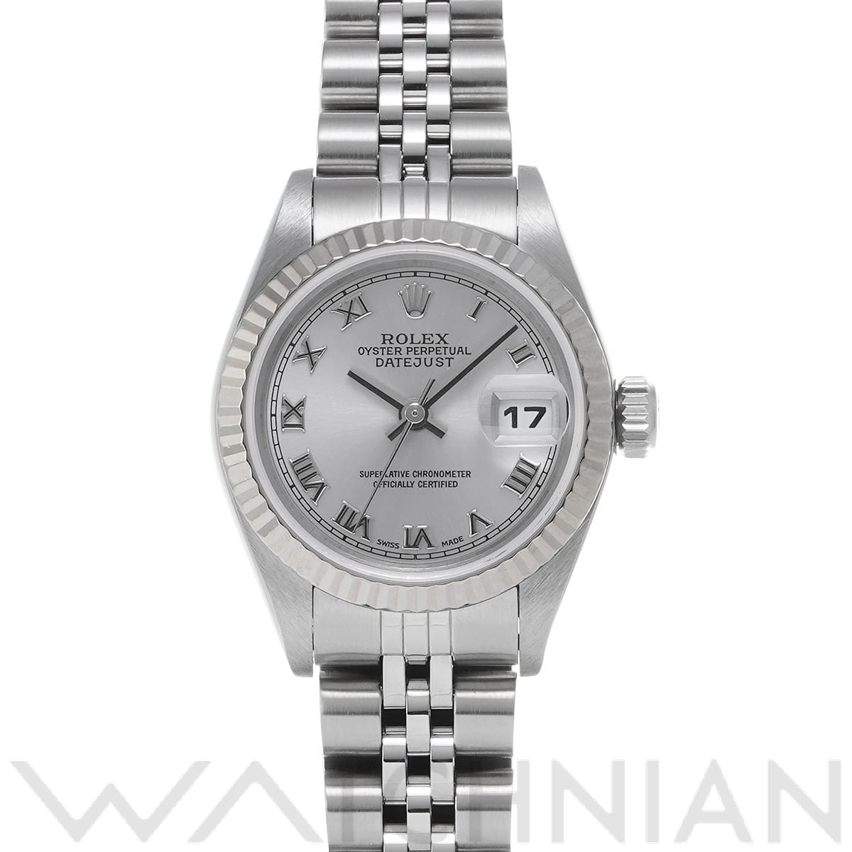 ロレックス デイトジャスト 79174 グレー レディース 時計 【中古】【wristwatch】