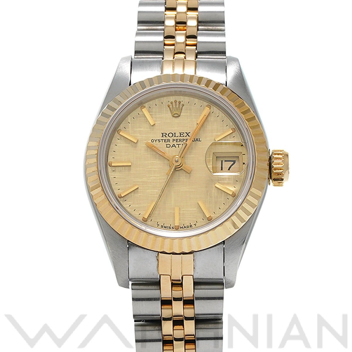 ロレックス デイトジャスト 69173 シャンパンモザイク レディース 時計 【中古】【wristwatch】