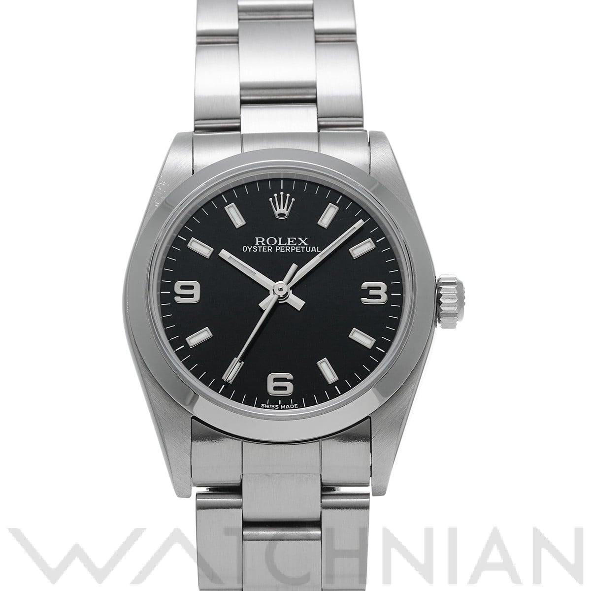 ロレックス / ROLEX オイスターパーペチュアル 77080 ブラック ユニセックス 時計 【中古】【wristwatch】