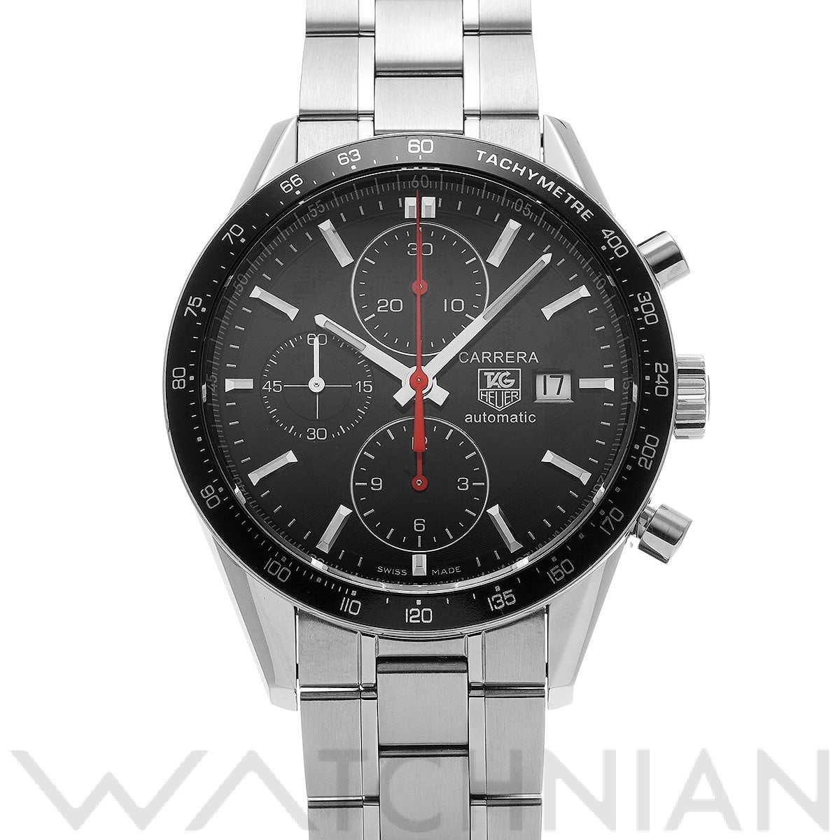 タグ ホイヤー / TAG HEUER カレラ キャリバー16 クロノグラフ CV2014.BA0794 ブラック メンズ 時計 【中古】【wristwatch】