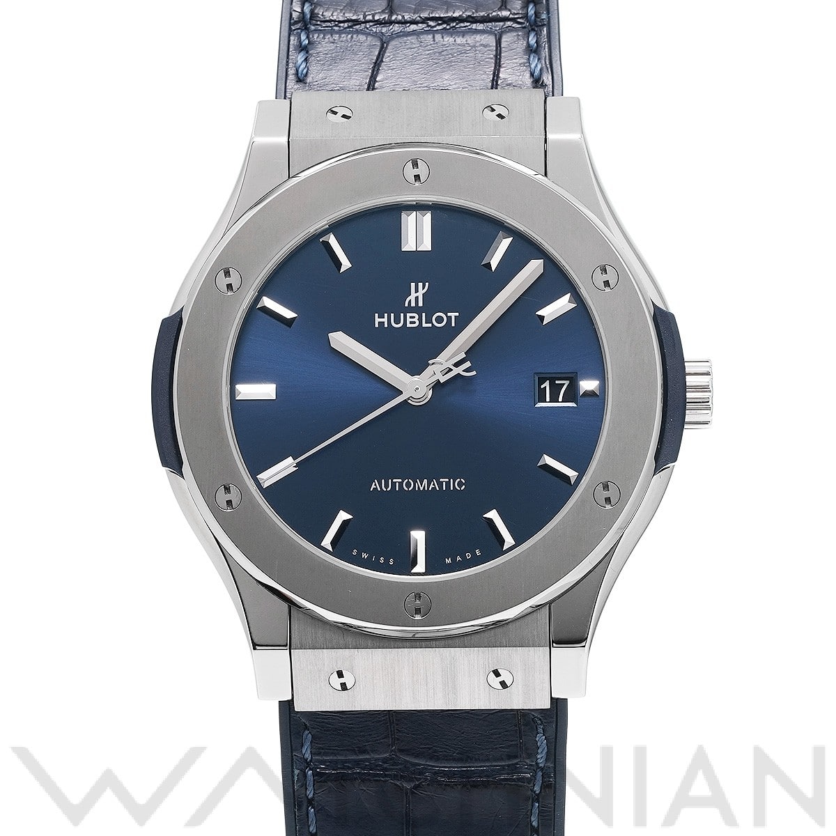 ウブロ / HUBLOT クラシックフュージョン チタニウム ブルー 511.NX.7170.LR ブルー メンズ 時計 【中古】【wristwatch】