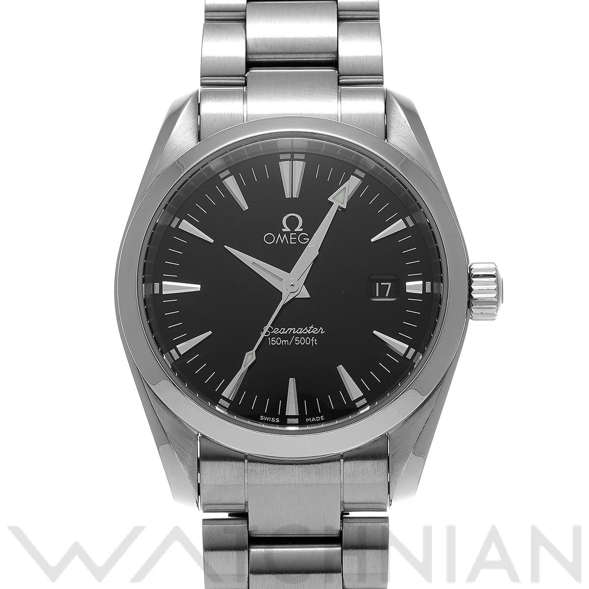オメガ / OMEGA シーマスター アクアテラ クォーツ 2518.50 ブラック メンズ 時計 【中古】【wristwatch】