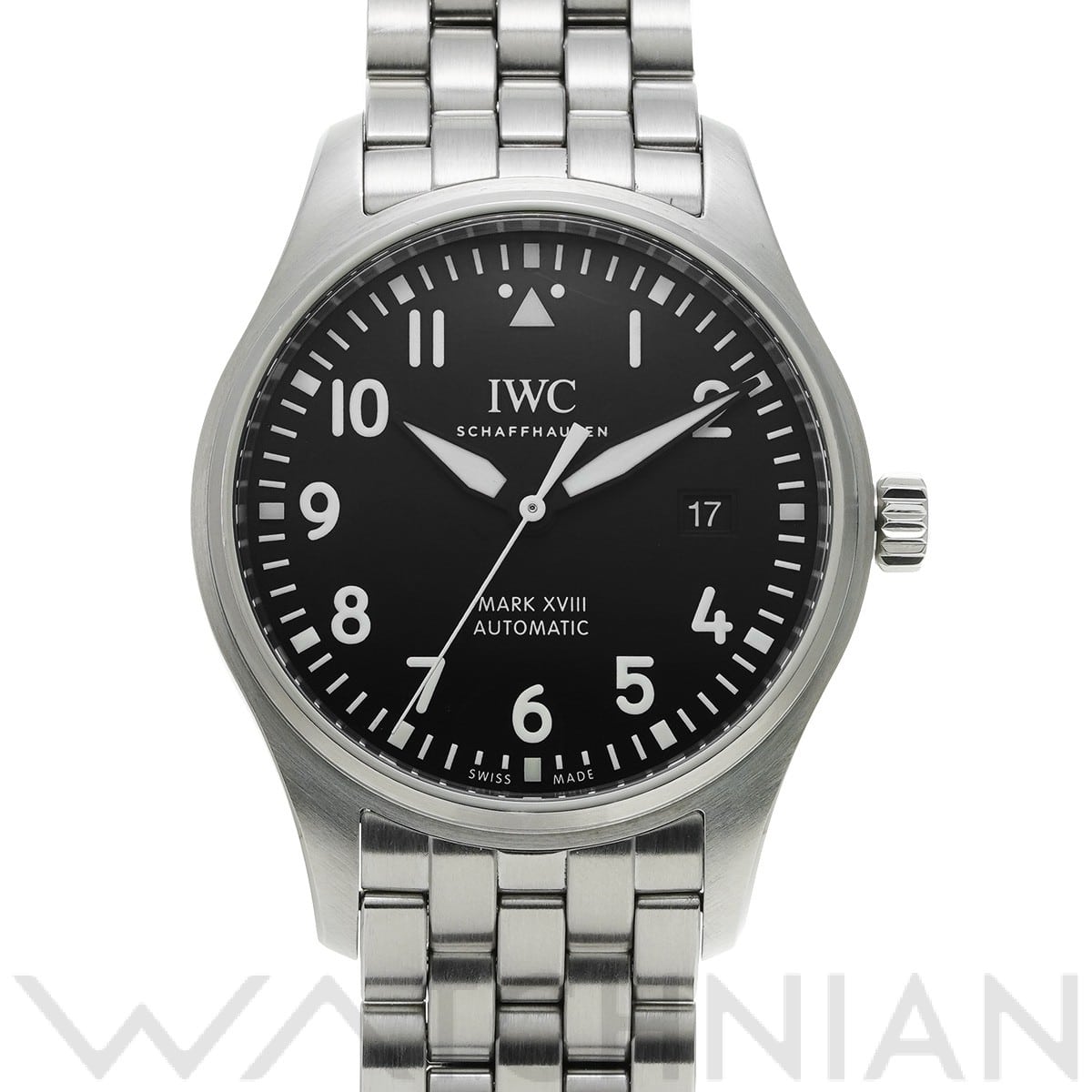 IWC パイロットウォッチ マーク XVIII IW327015 ブラック メンズ 時計 【中古】【wristwatch】