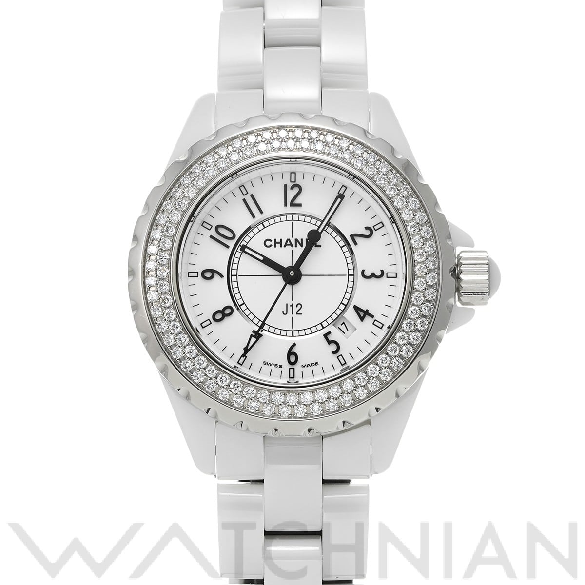 シャネル / CHANEL J12 33MM H0967 ホワイト レディース 時計 【中古】【wristwatch】