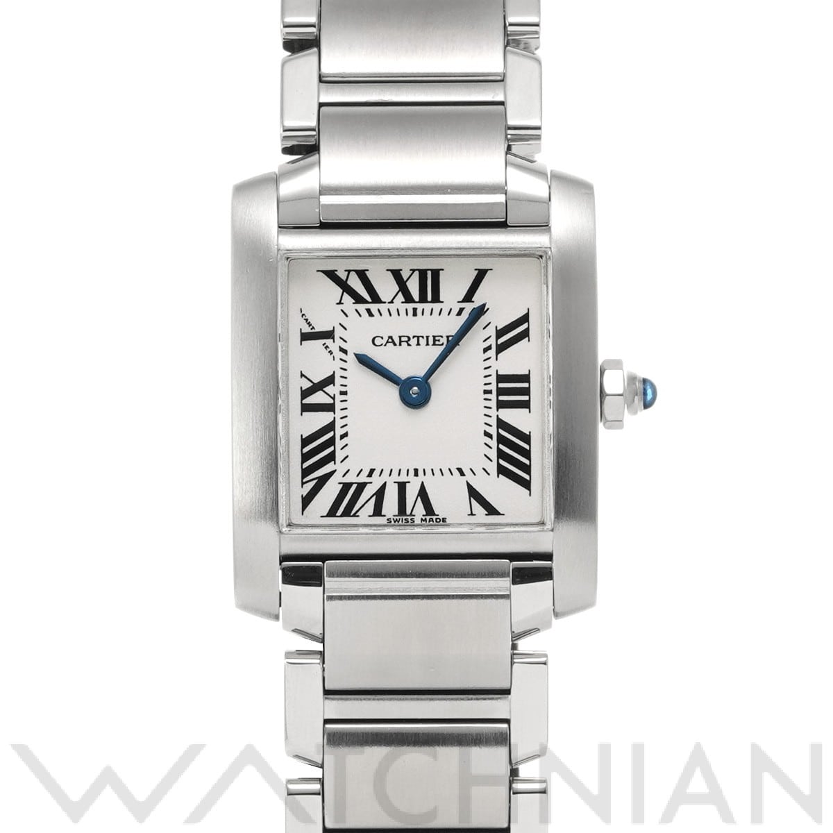 カルティエ / CARTIER タンク フランセーズ SM W51008Q3 シルバー レディース 時計 【中古】【wristwatch】