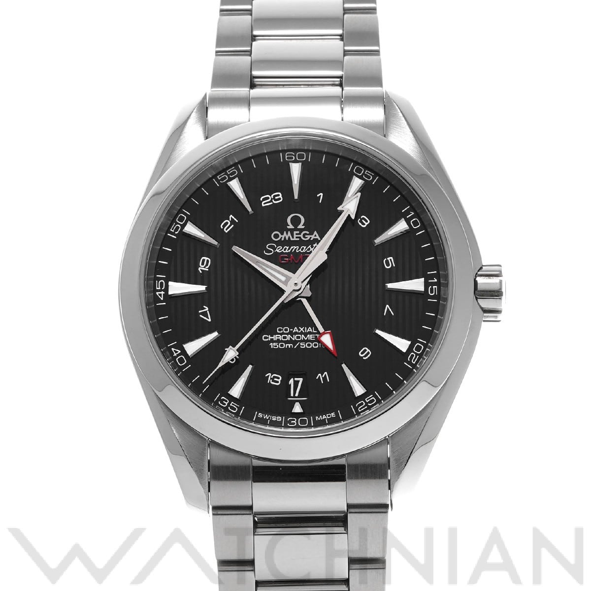 オメガ / OMEGA シーマスター アクアテラ コーアクシャル GMT 231.10.43.22.01.001 ブラック メンズ 時計 【中古】【wristwatch】