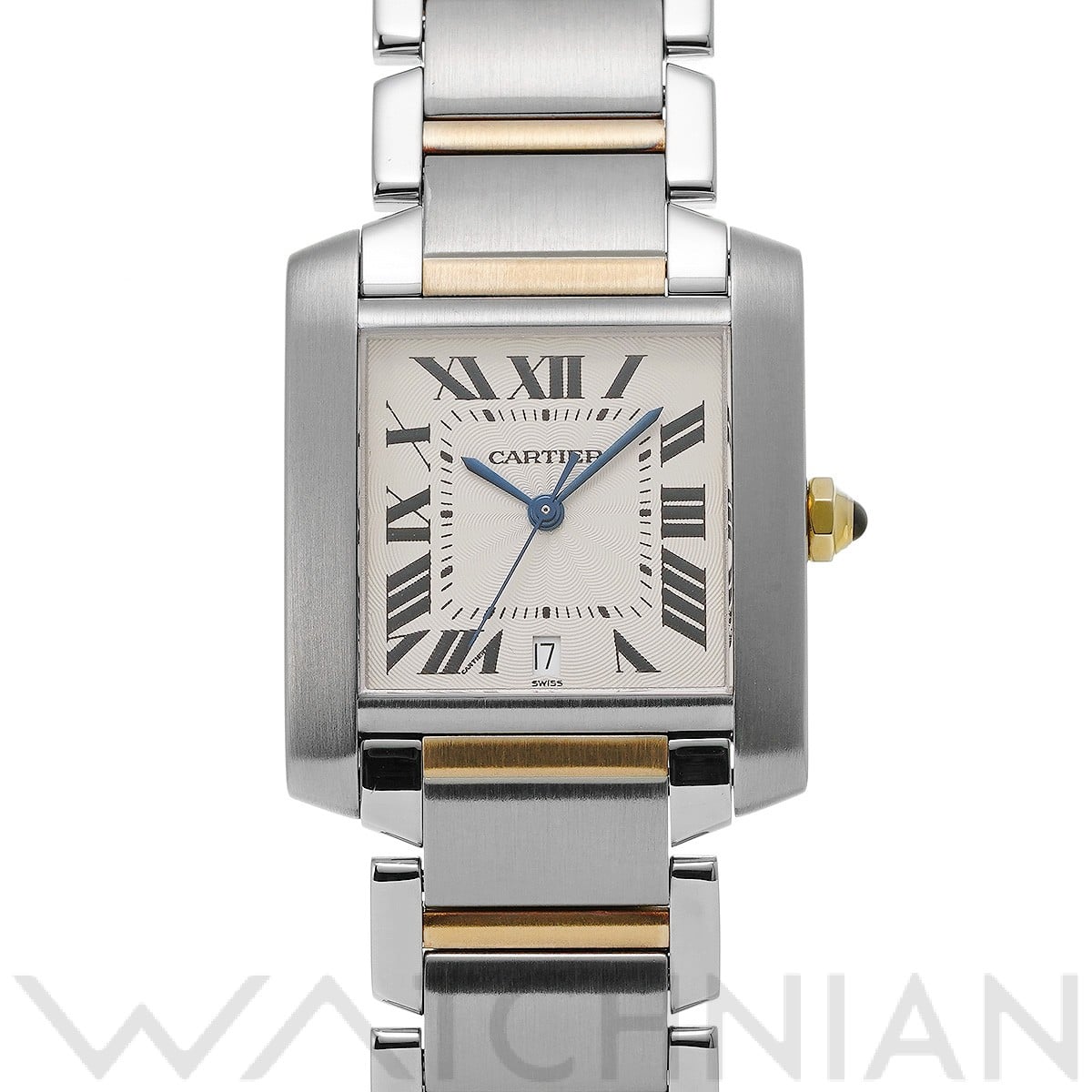 カルティエ / CARTIER タンク フランセーズ LM W51005Q4 シルバー メンズ 時計 【中古】【wristwatch】