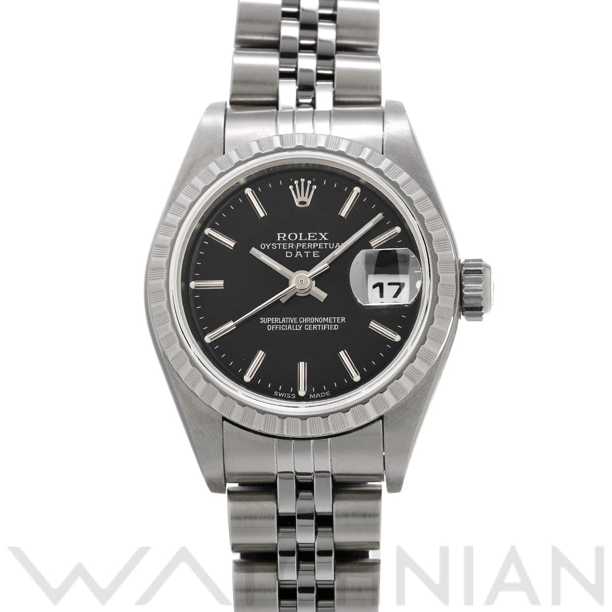 ロレックス / ROLEX オイスターパーペチュアル デイト 79240 ブラック レディース 時計 【中古】【wristwatch】