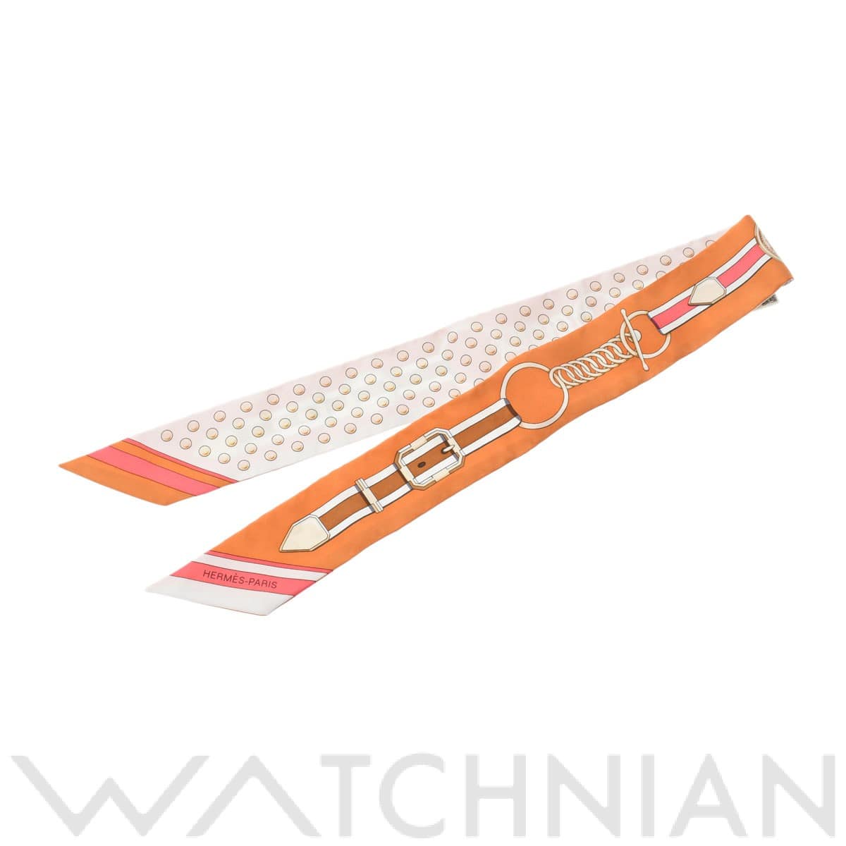 エルメス / HERMES ツイリー GRAND TRALALA クリーム/ルー/コーラル 063778S シルク100％ レディース 【新品】【other】