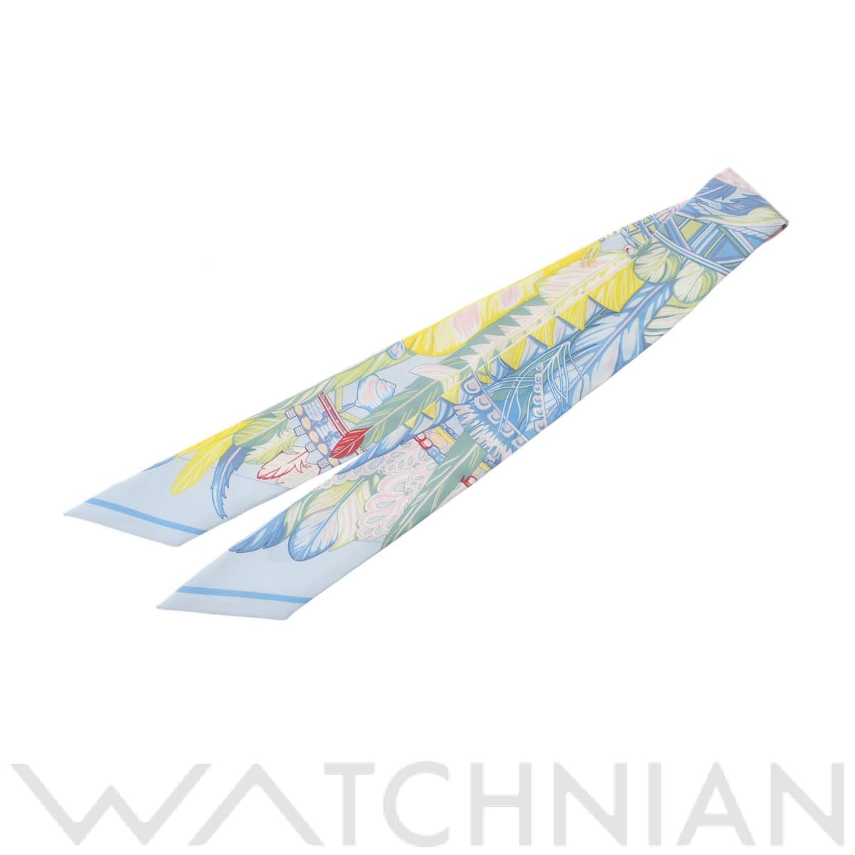 エルメス / HERMES トゥイリ― DANSE PACIFIQUE/ダンス パシフィック ライトブルー シルク100％ レディース 【新品】【other】