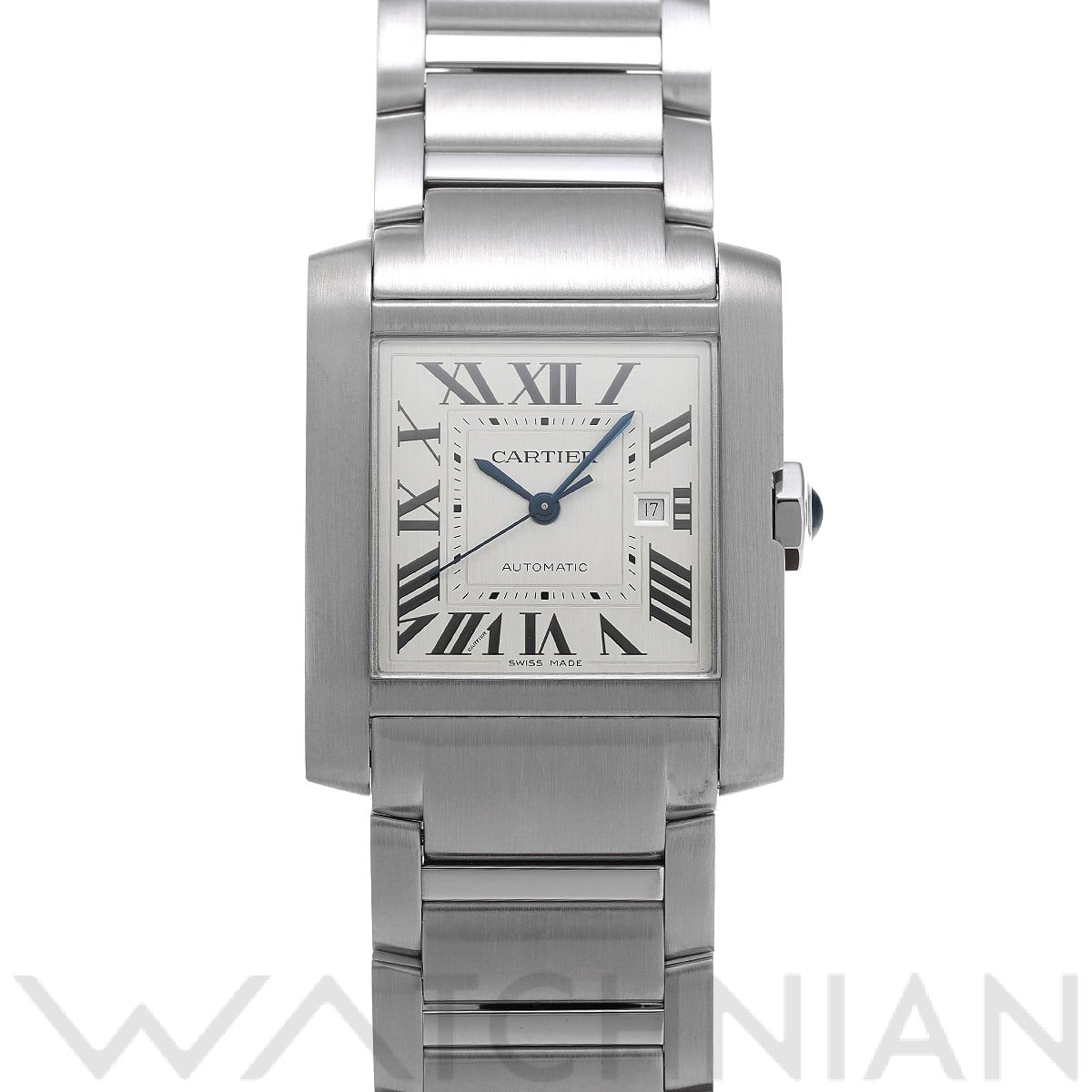 カルティエ / CARTIER タンク フランセーズ LM WSTA0067 シルバー メンズ 時計 【中古】【wristwatch】