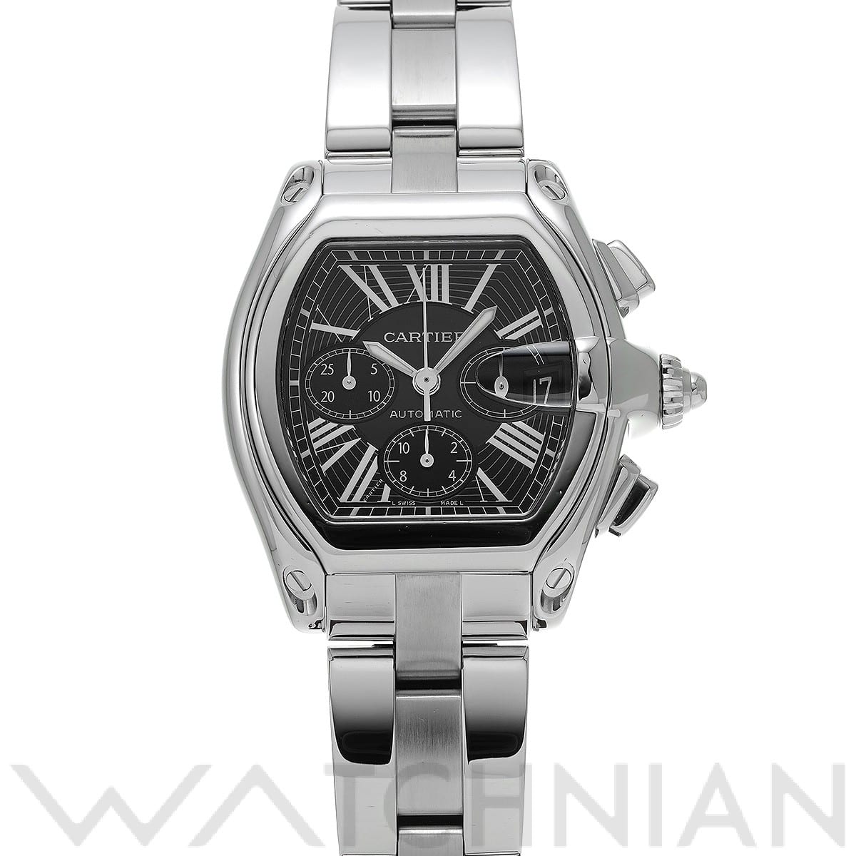 カルティエ / CARTIER ロードスター クロノグラフ W62020X6 ブラック メンズ 時計 【中古】【wristwatch】
