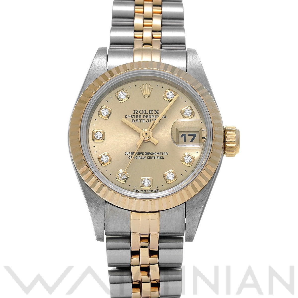 ロレックス / ROLEX デイトジャスト 69173G シャンパン/ダイヤモンド レディース 時計 【中古】【wristwatch】