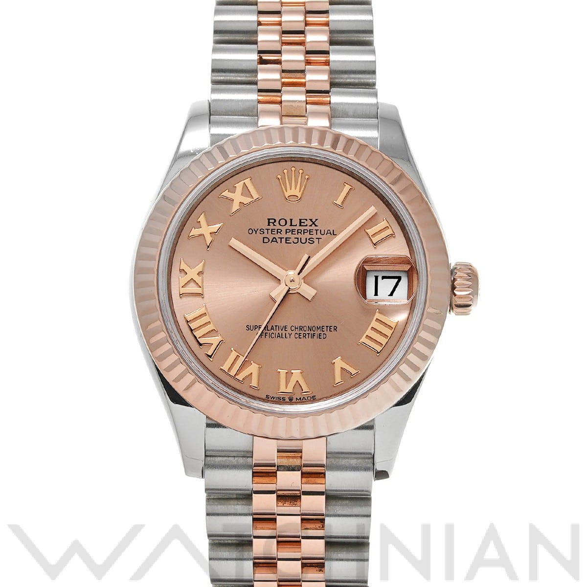 ロレックス デイトジャスト 31 278271 ロゼカラー ユニセックス 時計 【中古】【wristwatch】