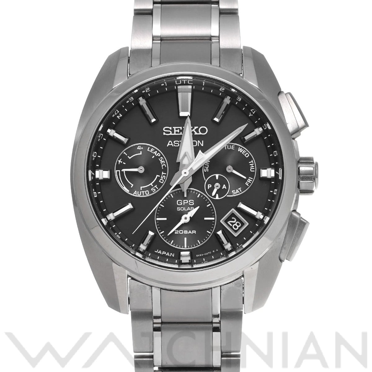 セイコー アストロン SBXC067 ブラック メンズ 時計 【中古】【wristwatch】